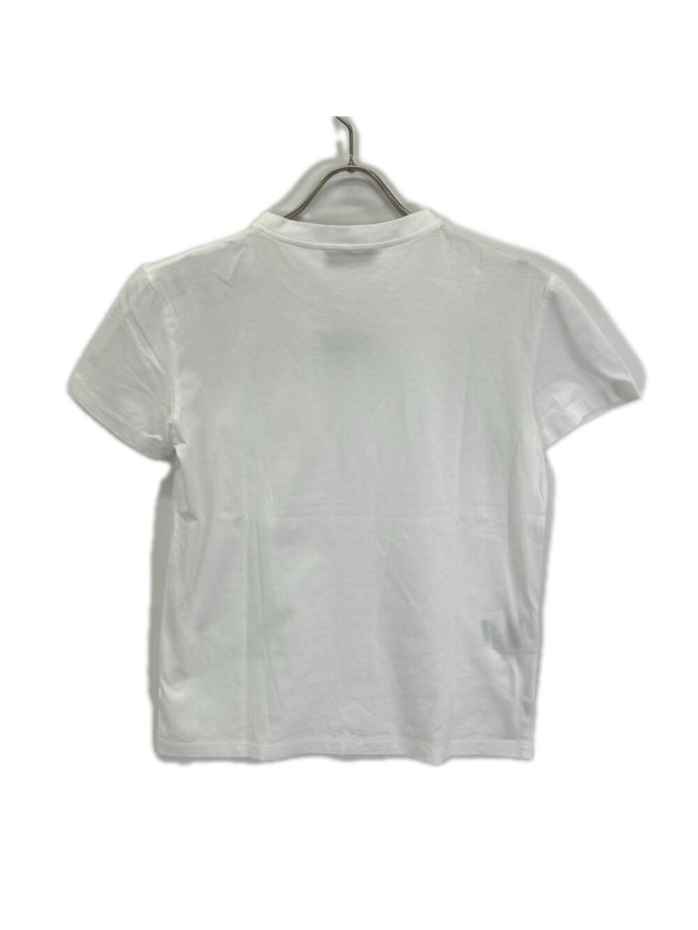 Miu Miu White Logo Embroidery Cotton Jersey T-Shirt - Picture 2 of 10